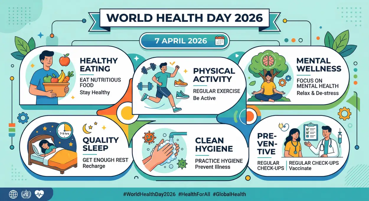 Free Download World Health Day 2026 Printable Poster - High Quality World Health Day 2026 Image