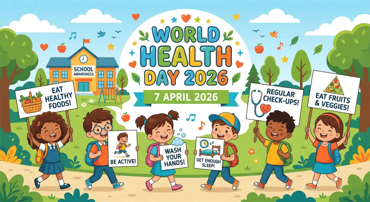 Free Download World Health Day 2026 Speech For Students - High Quality World Health Day 2026 Image