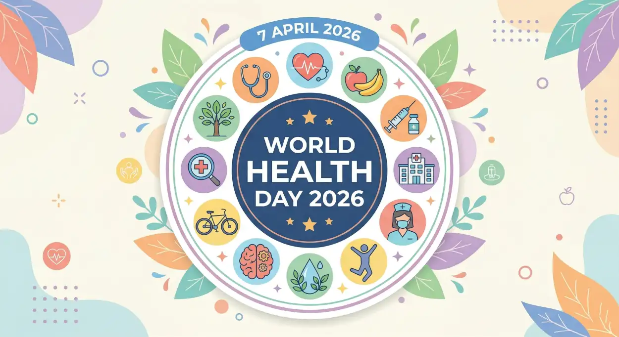 Free Download World Health Day 2026 Vector Png Illustration - High Quality World Health Day 2026 Transparent PNG