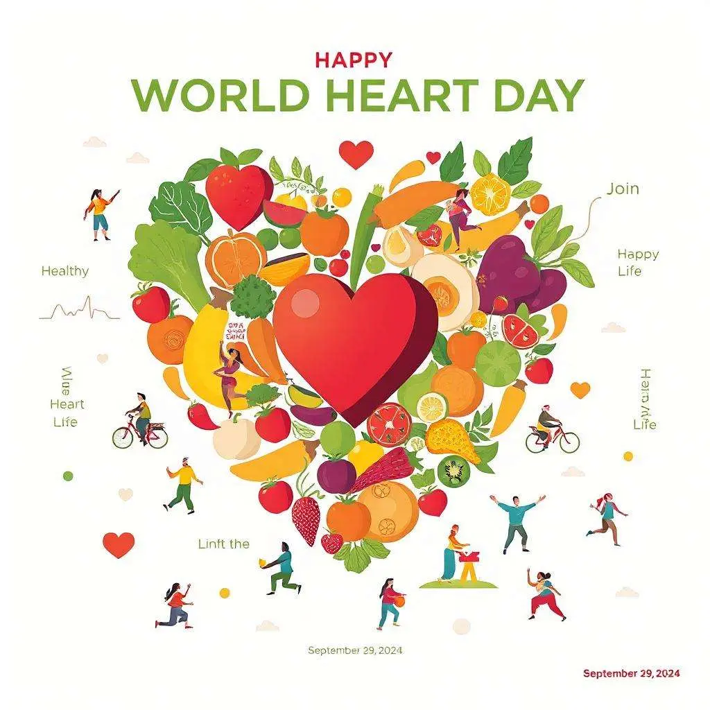 world heart day 2024 professional poster templates