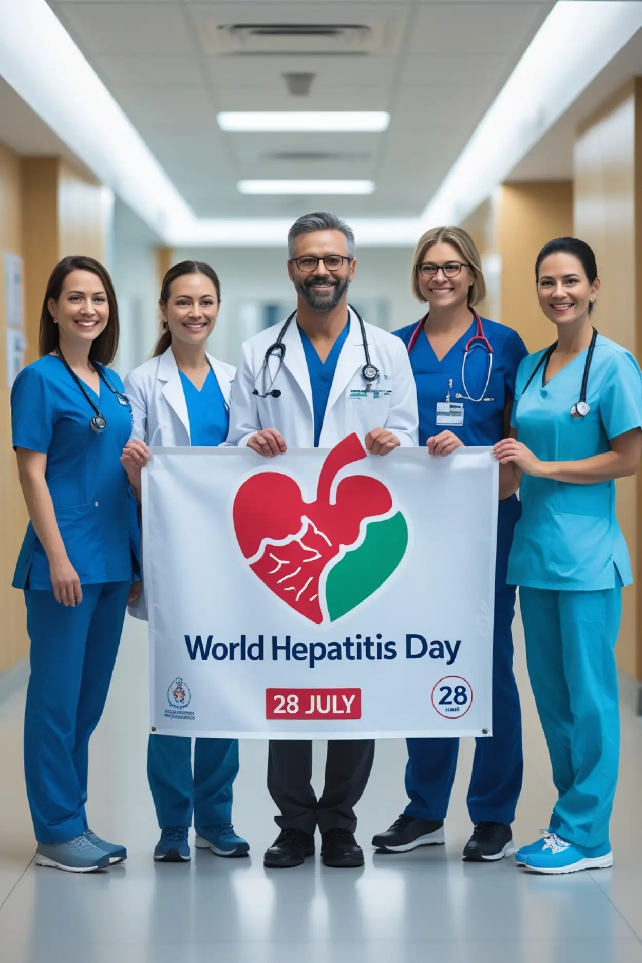 World Hepatitis Day awareness poster HD