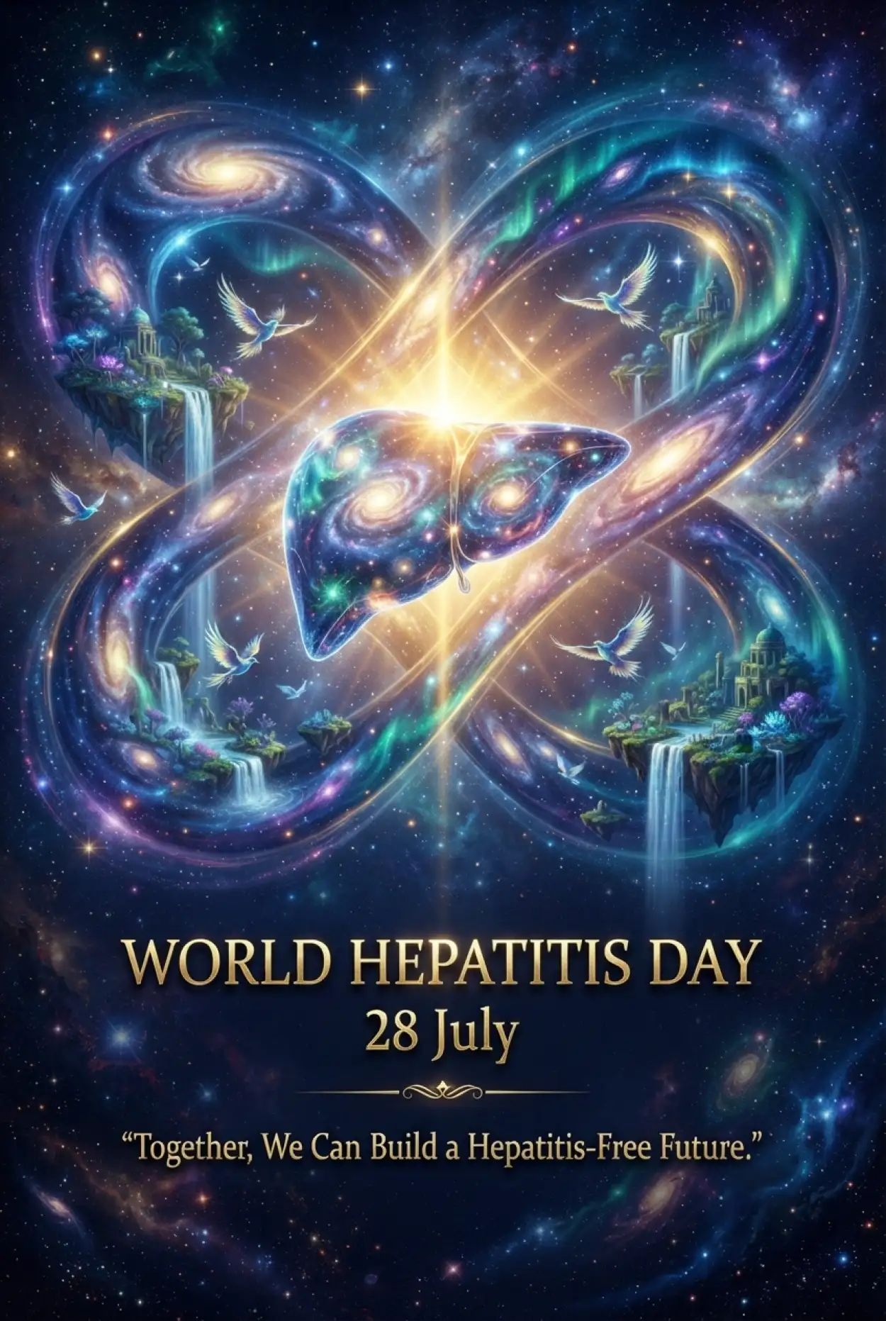 Free Download World Hepatitis Day Campaign Flyer - High Quality World Hepatitis Day 2026 Image