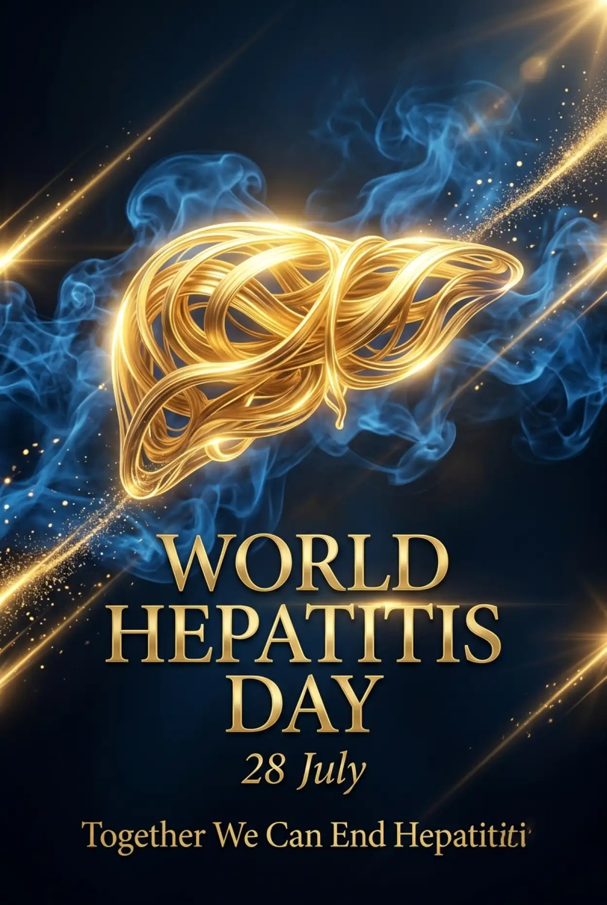 Free Download World Hepatitis Day Editable Banner - High Quality World Hepatitis Day 2026 Image
