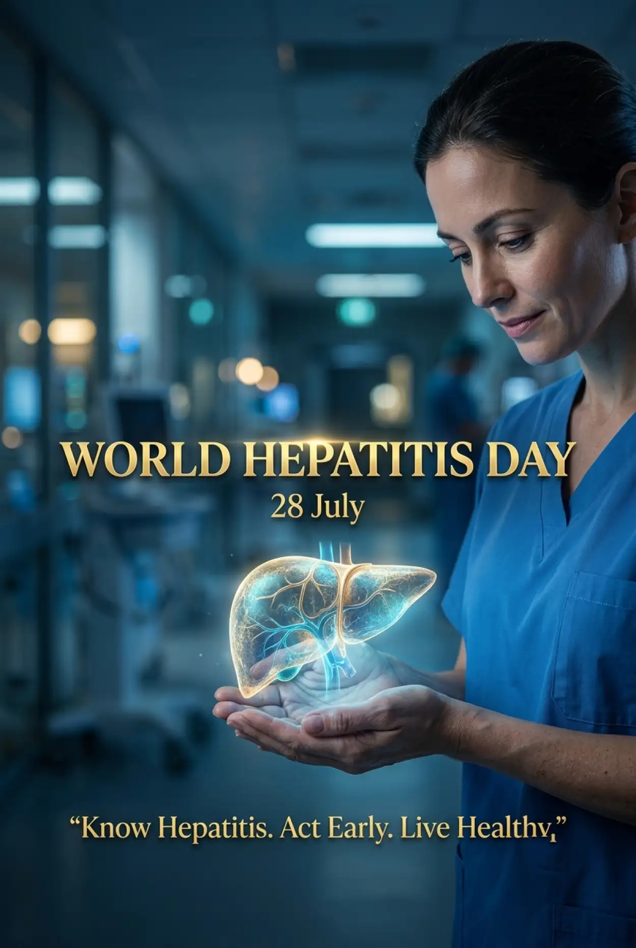 Free Download World Hepatitis Day Healthcare Advertisement - High Quality World Hepatitis Day 2026 Image