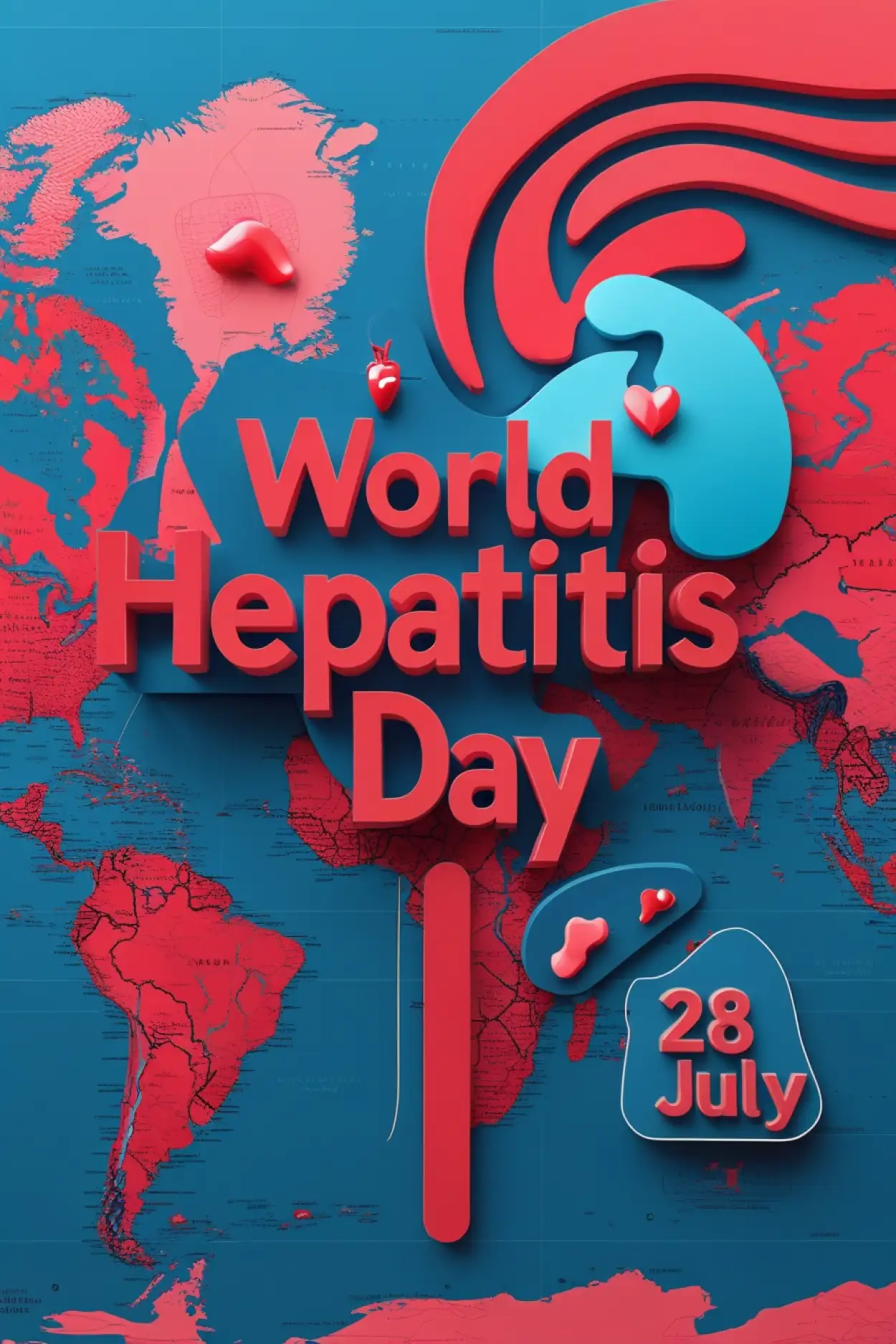 World Hepatitis Day informative image with text