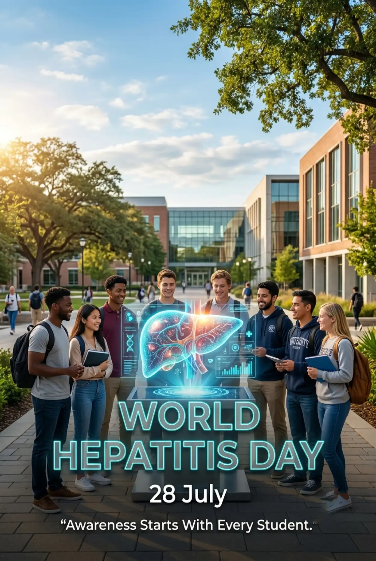 Free Download World Hepatitis Day International Campaign - High Quality World Hepatitis Day 2026 Image