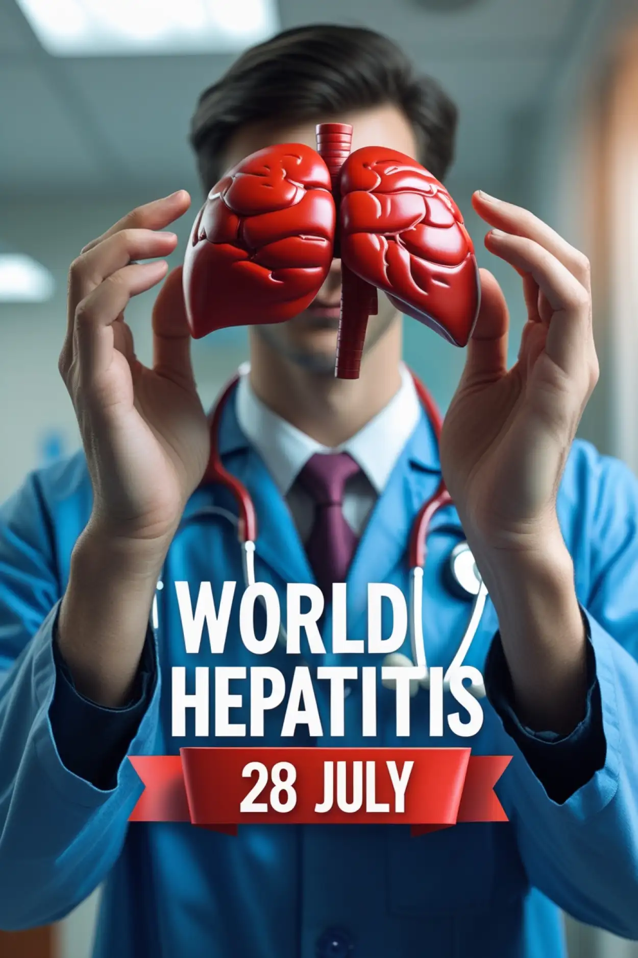 World Hepatitis Day poster for NGO use