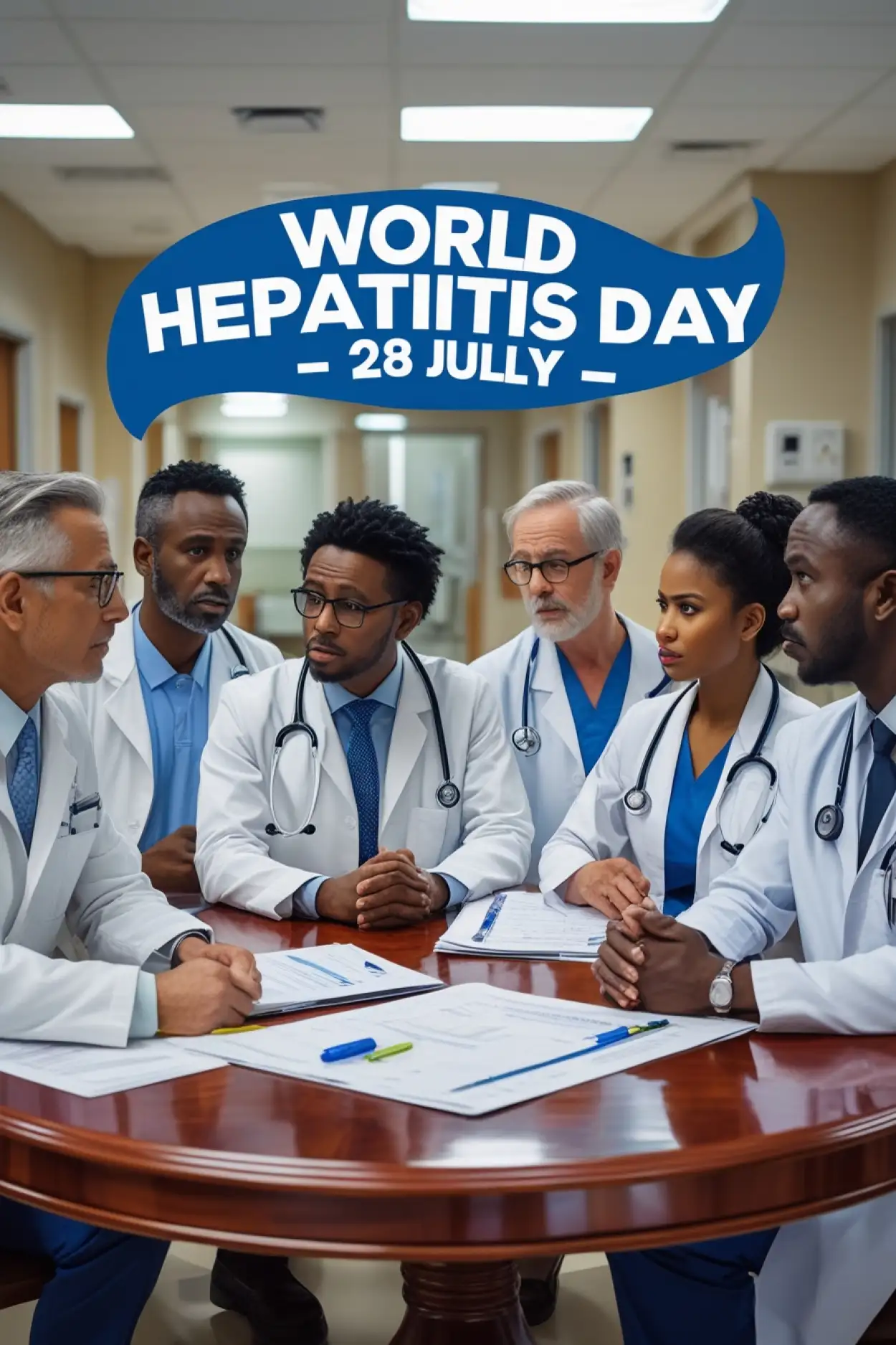 World Hepatitis Day slogan image for students