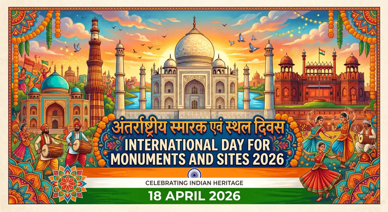 Free Download World Heritage Monuments Day 2026 - High Quality International Day For Monuments And Sites 2026 Image