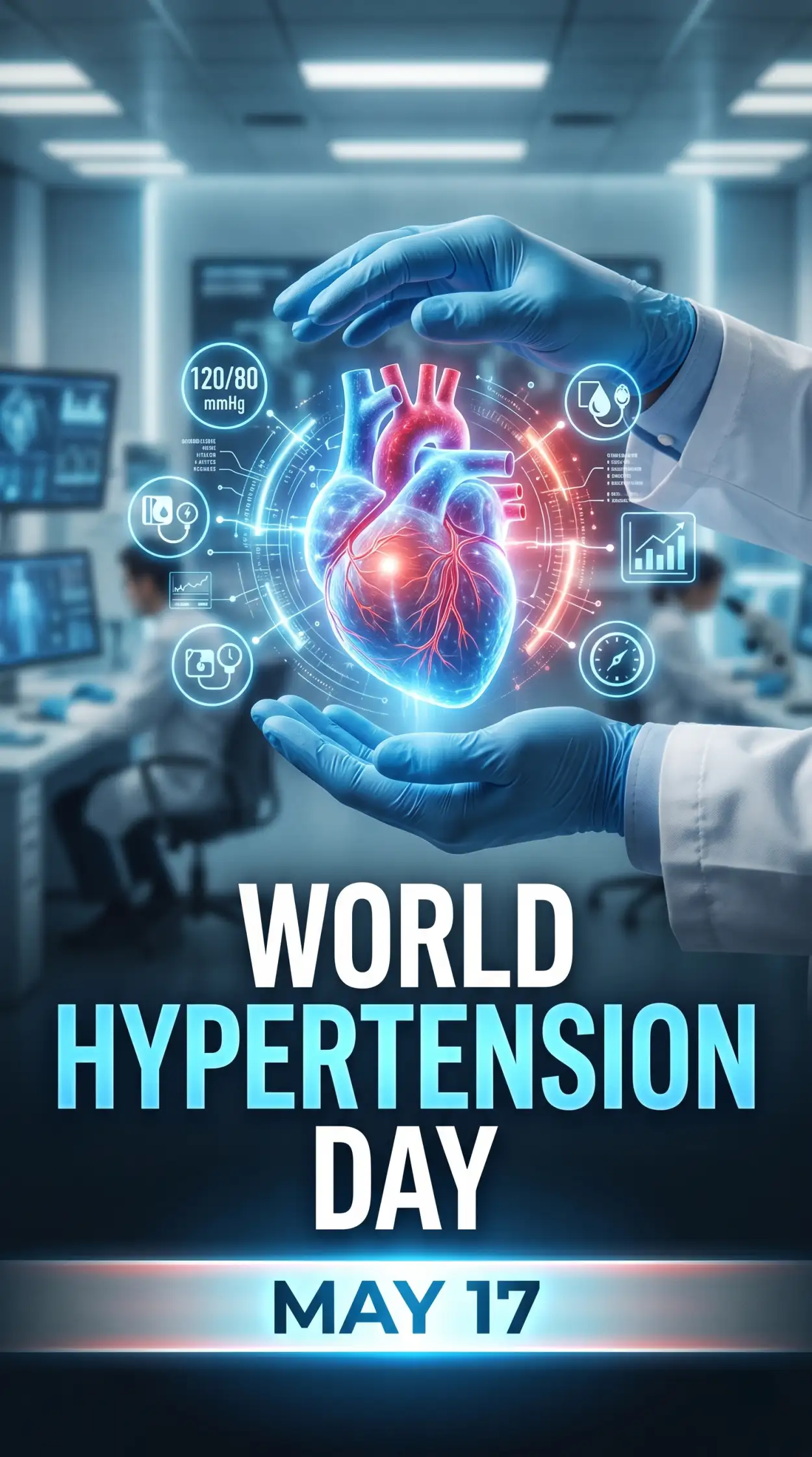 Free Download World Hypertension Day Awareness Flyer Design - High Quality World Hypertension Day Image