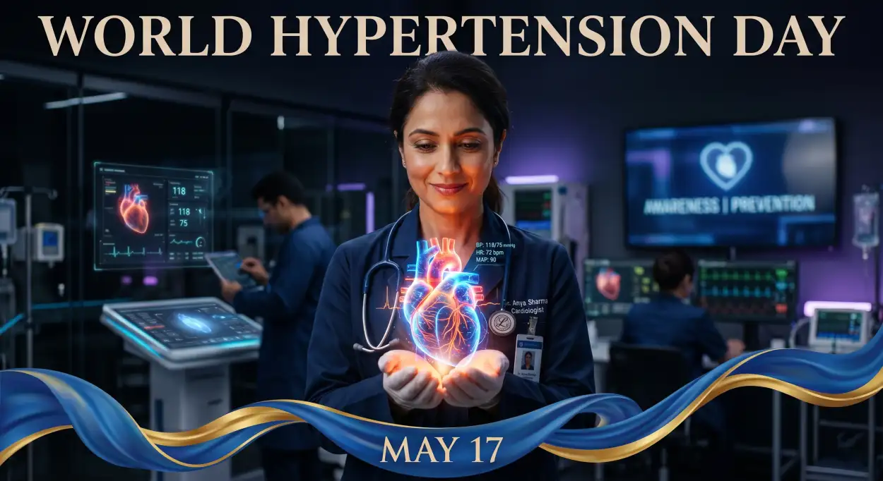 Free Download World Hypertension Day Awareness Video Thumbnail - High Quality World Hypertension Day Background Image