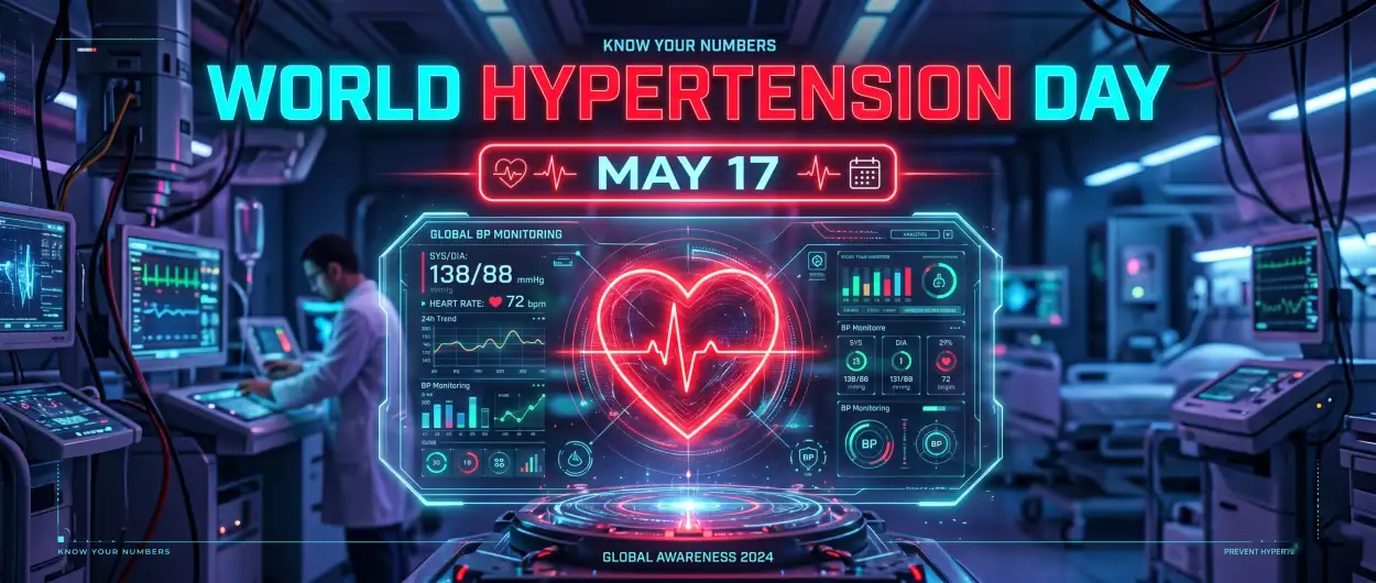 Free Download World Hypertension Day Digital Health Campaign Graphics - High Quality World Hypertension Day Image