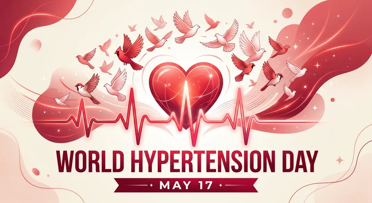 Free Download World Hypertension Day Minimal Banner Design - High Quality World Hypertension Day Image