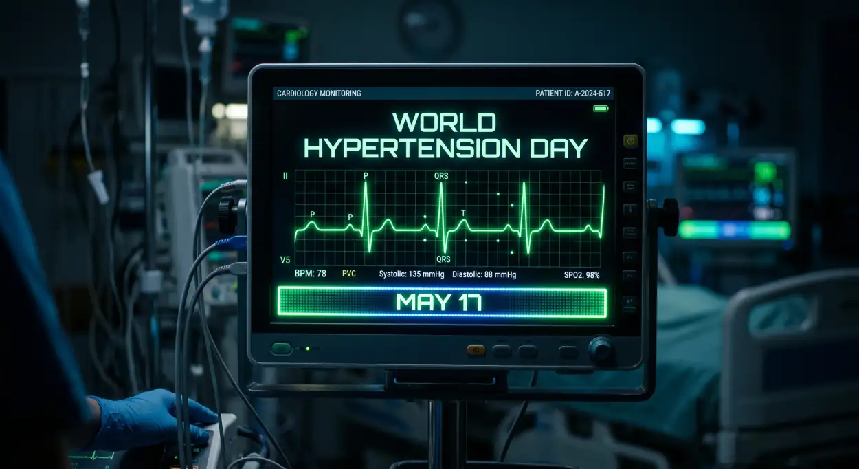 Free Download World Hypertension Day Modern Healthcare Template - High Quality World Hypertension Day Image