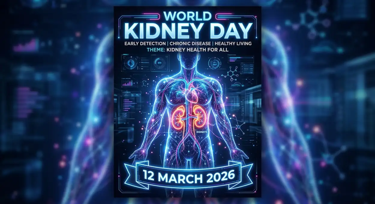 Free Download World Kidney Day 2026 Facebook Post - High Quality World Kidney Day Image