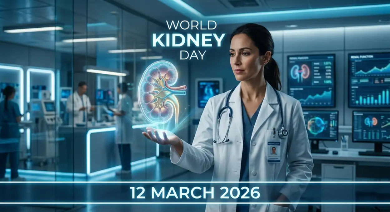 world kidney day 2026 health campaign poster
