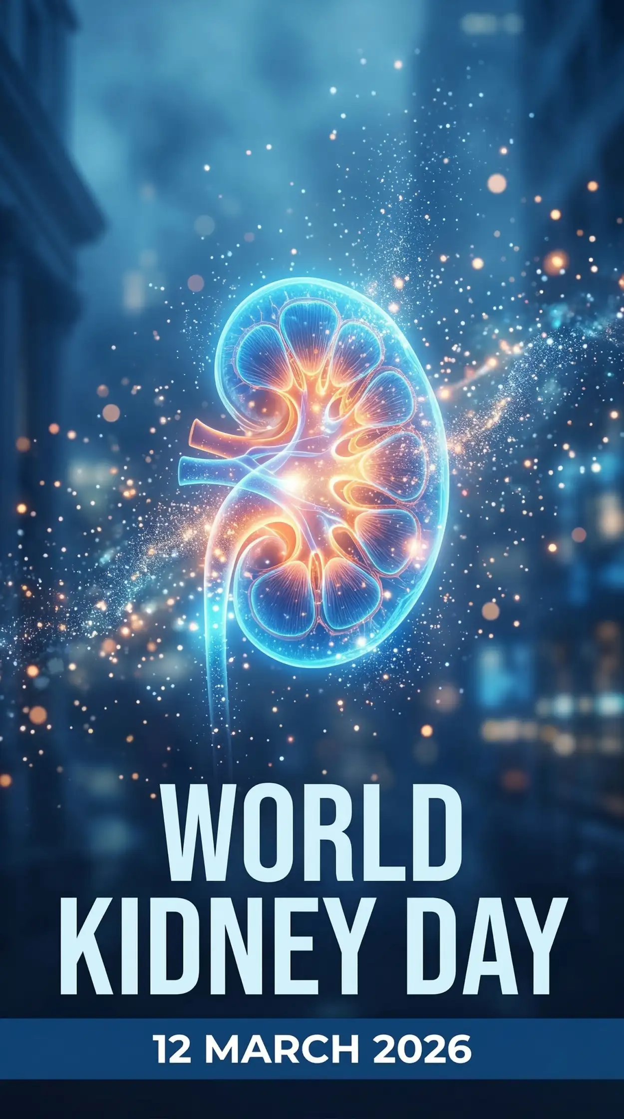 world kidney day 2026 kidney awareness medical poster design