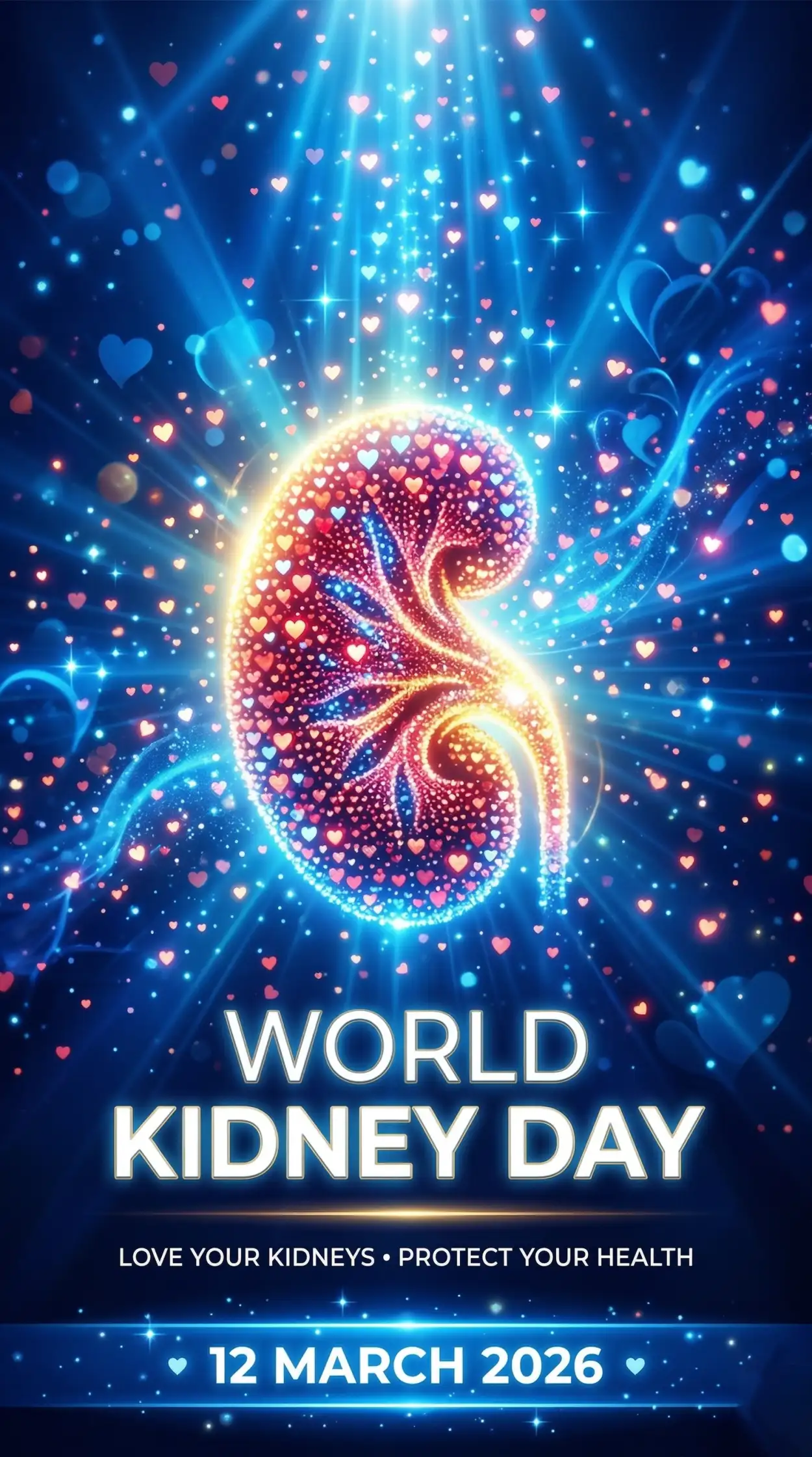 world kidney day 2026 kidney awareness poster design