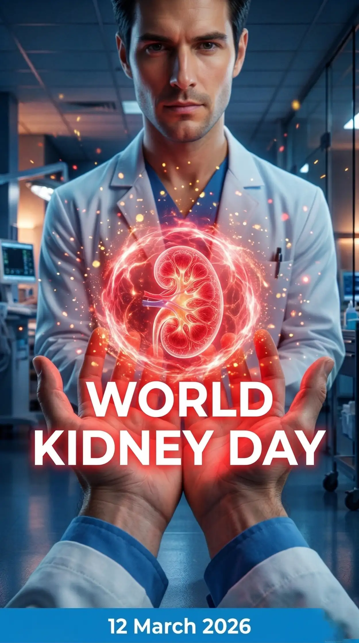 world kidney day 2026 kidney health promotional poster