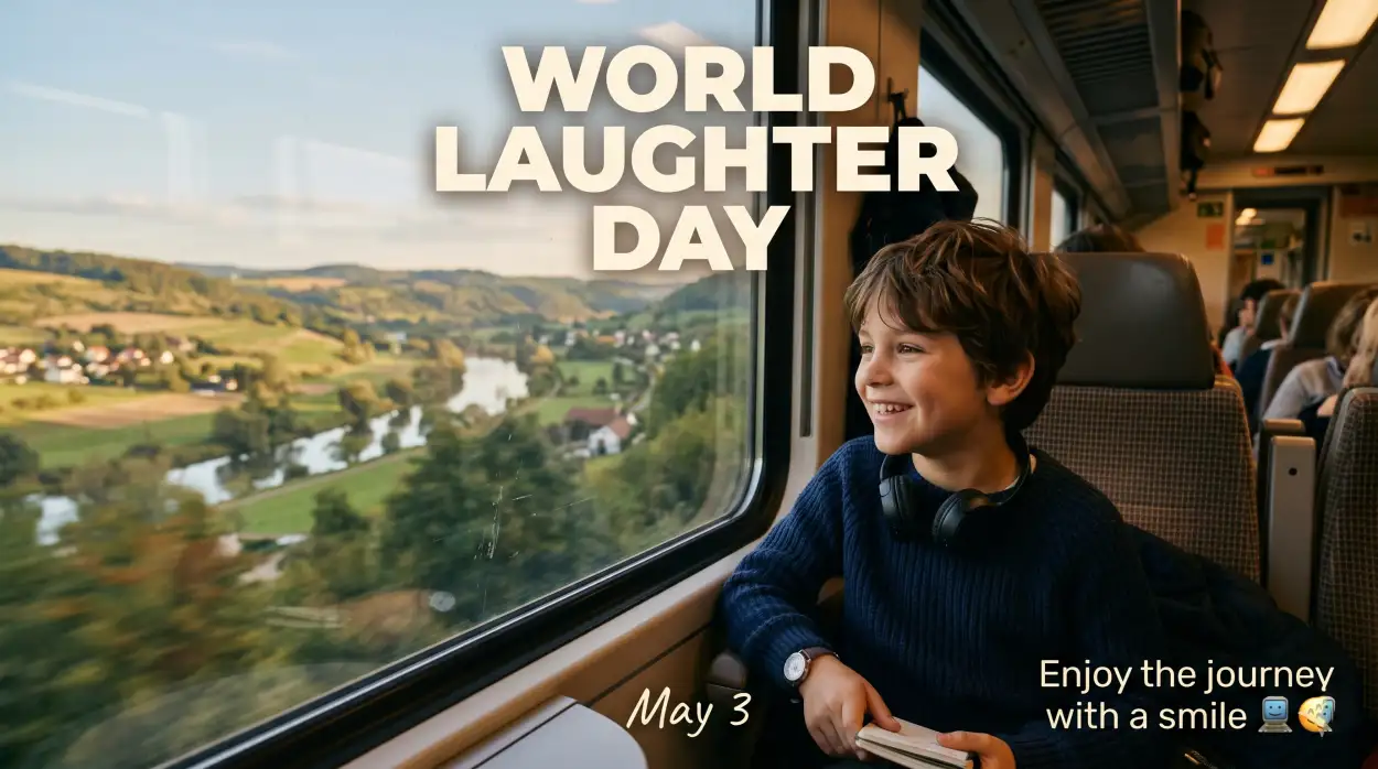 Free Download World Laughter Day 2026 Drawing Ideas For Kids - High Quality World Laughter Day 2026 Image
