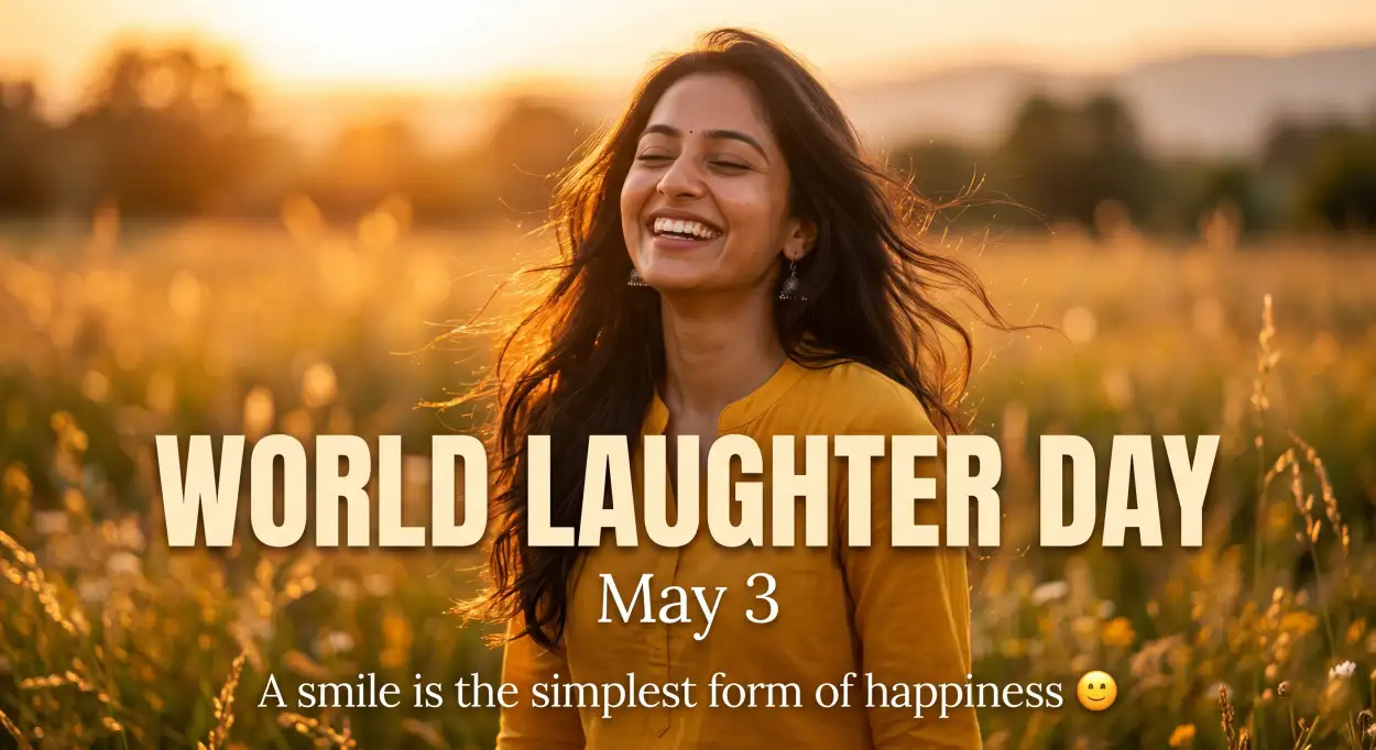 Free Download World Laughter Day 2026 Happiness Quotes For Sharing - High Quality World Laughter Day 2026 Image