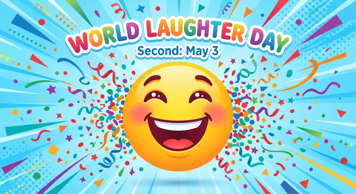 Free Download World Laughter Day 2026 Hilarious Quotes Images - High Quality World Laughter Day 2026 Image