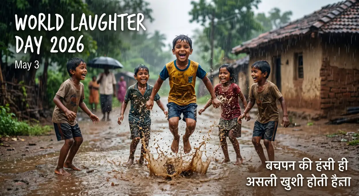 Free Download World Laughter Day 2026 Kids Jokes Images - High Quality World Laughter Day 2026 Image