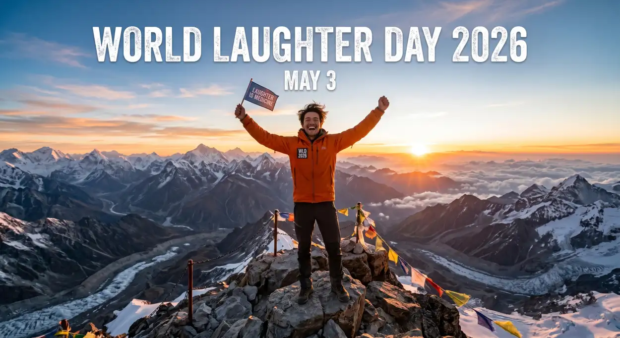 Free Download World Laughter Day 2026 Laugh Out Loud Memes - High Quality World Laughter Day 2026 Image