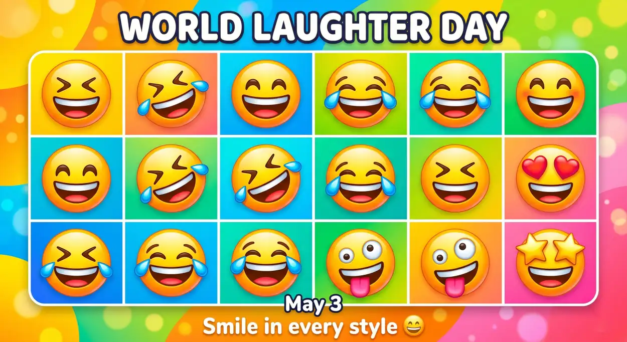 Free Download World Laughter Day 2026 Meme Templates Download - High Quality World Laughter Day 2026 Image
