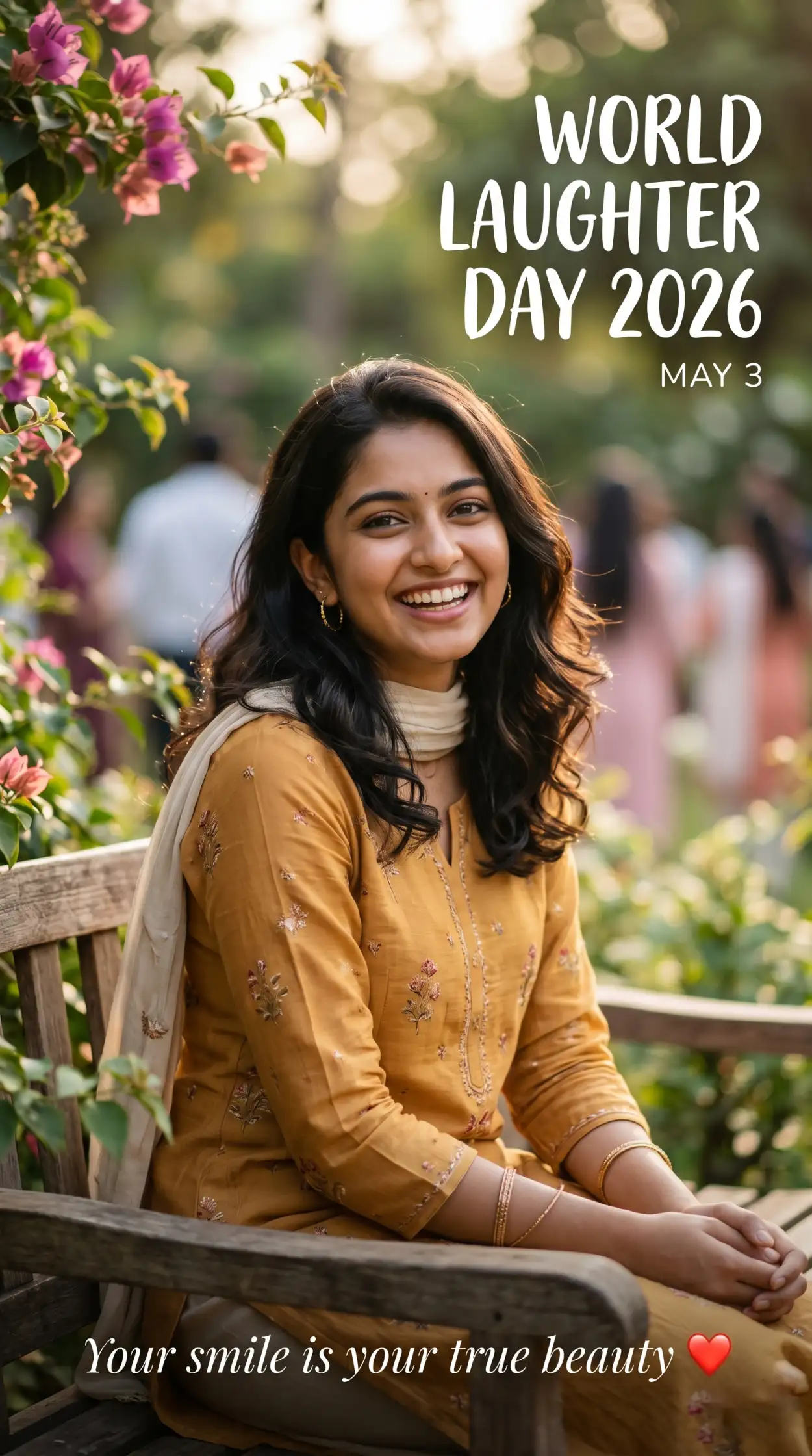 Free Download World Laughter Day 2026 Poster With Quotes - High Quality World Laughter Day 2026 Image