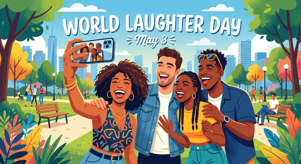 Free Download World Laughter Day 2026 Trending Instagram Reels Ideas - High Quality World Laughter Day 2026 Image