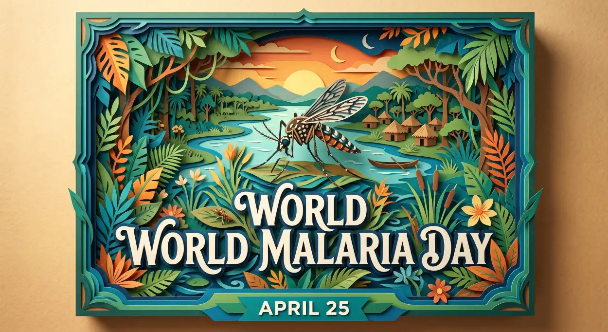 Free Download World Malaria Day 2026 Banner Design - High Quality World Malaria Day 2026 Image
