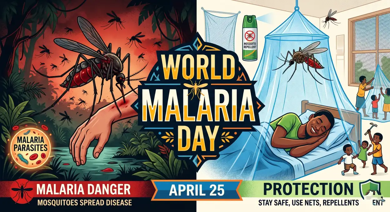 Free Download World Malaria Day 2026 Creative Poster Ideas - High Quality World Malaria Day 2026 Image