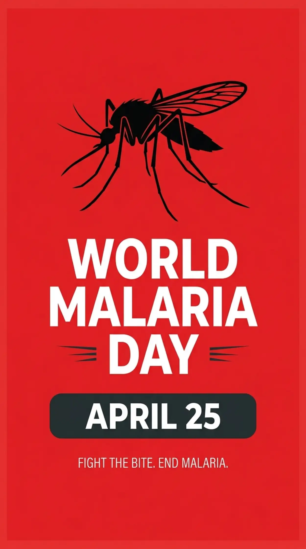 Free Download World Malaria Day 2026 Digital Poster Ideas - High Quality World Malaria Day 2026 Image