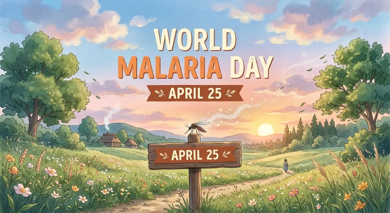 Free Download World Malaria Day 2026 Editable Poster Psd - High Quality World Malaria Day 2026 Image