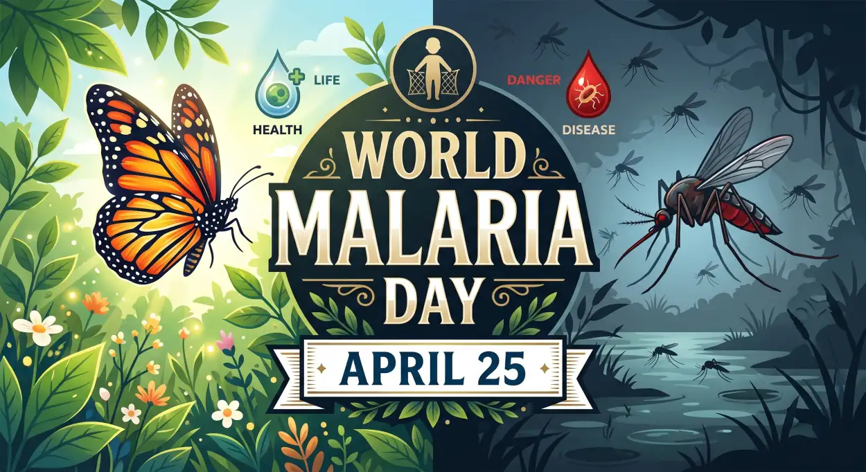 Free Download World Malaria Day 2026 Infographic Design - High Quality World Malaria Day 2026 Image