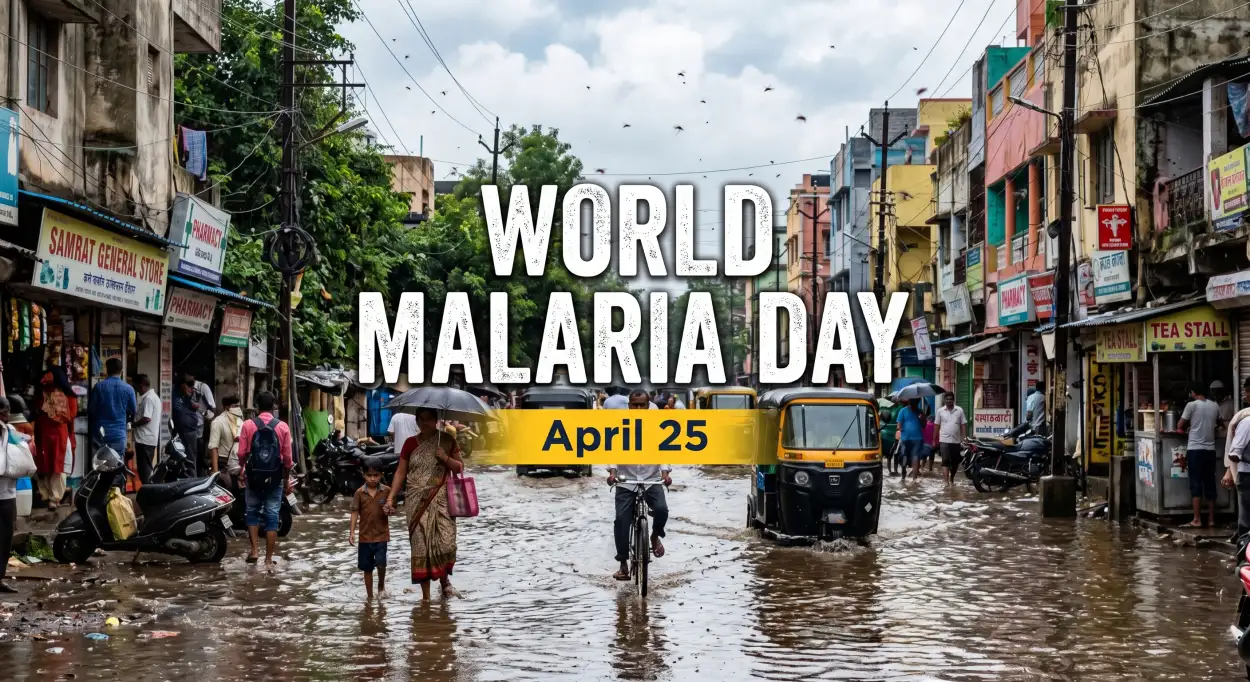 Free Download World Malaria Day 2026 Rural Health Awareness India - High Quality World Malaria Day 2026 Image