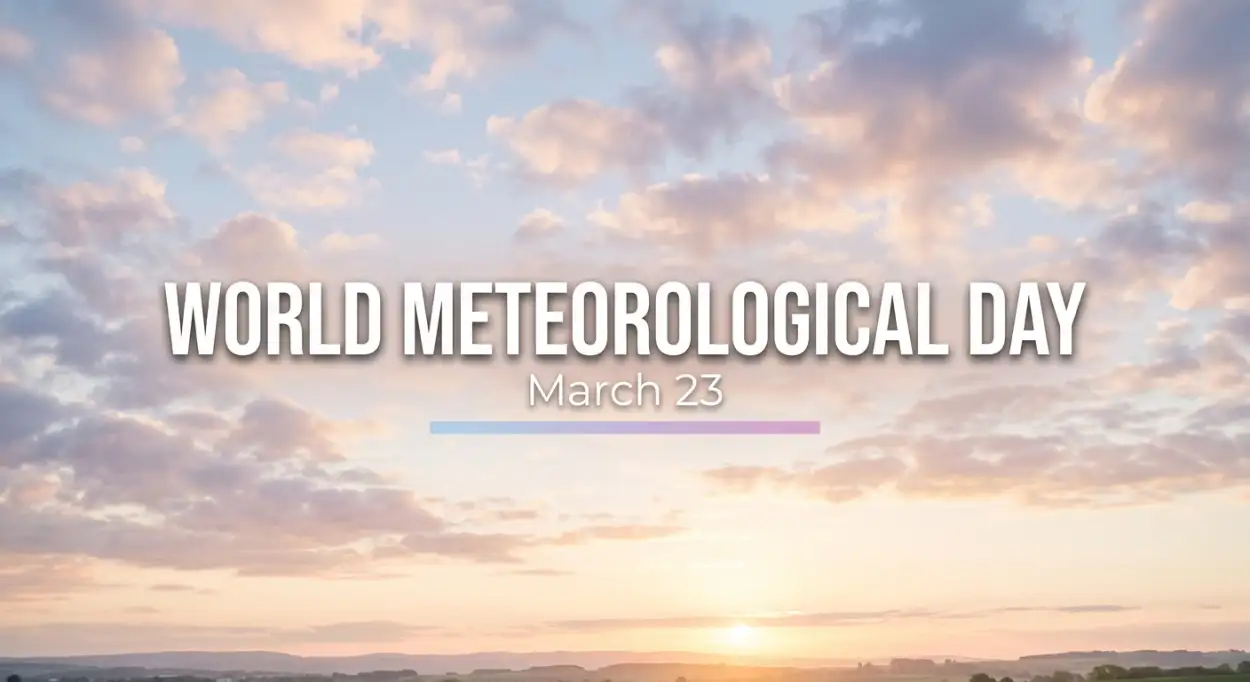 Free Download World Meteorological Day 2026 Trending Hashtags - High Quality World Meteorological Day 2026 Date And Theme Image