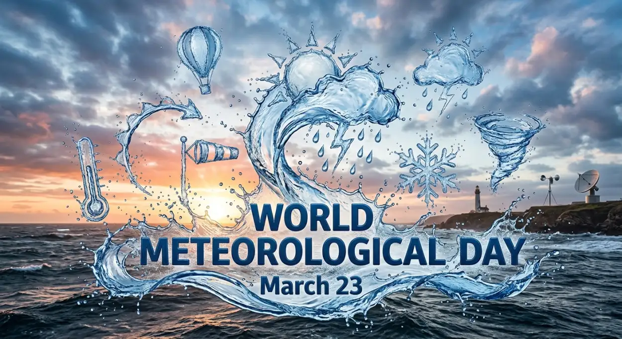 Free Download World Meteorological Day Awareness Campaign Ideas - High Quality World Meteorological Day 2026 Date And Theme Image
