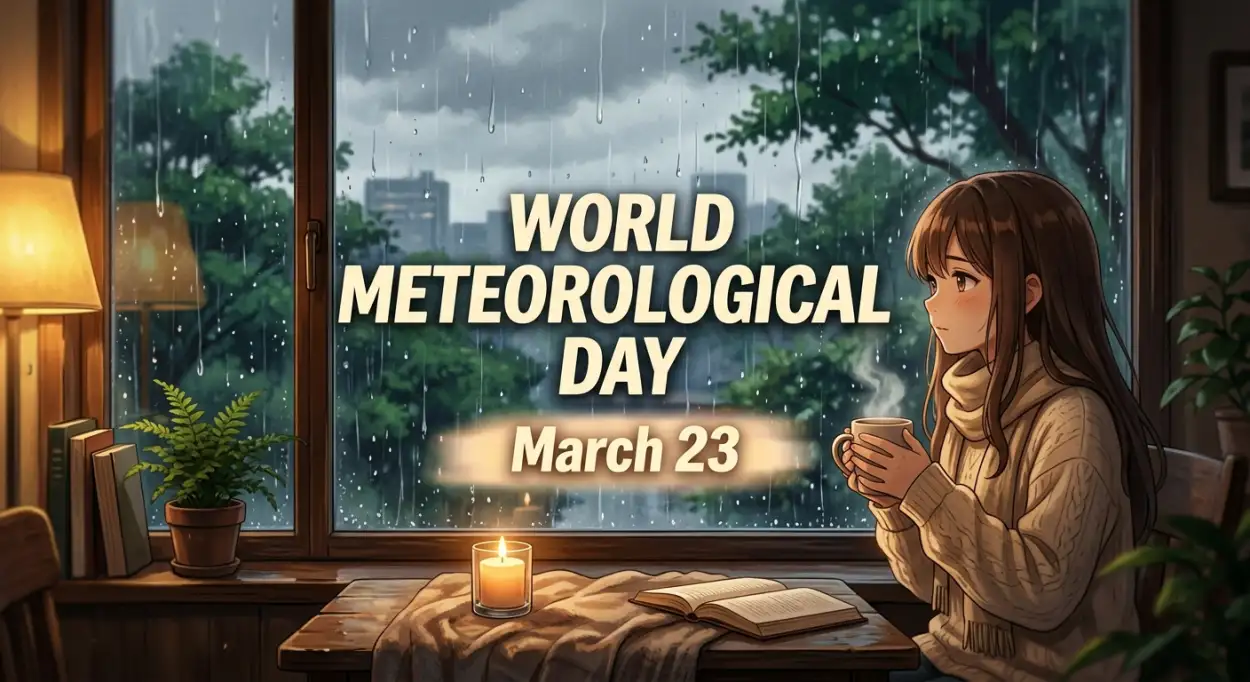 Free Download World Meteorological Day Awareness Program - High Quality World Meteorological Day 2026 Date And Theme Image