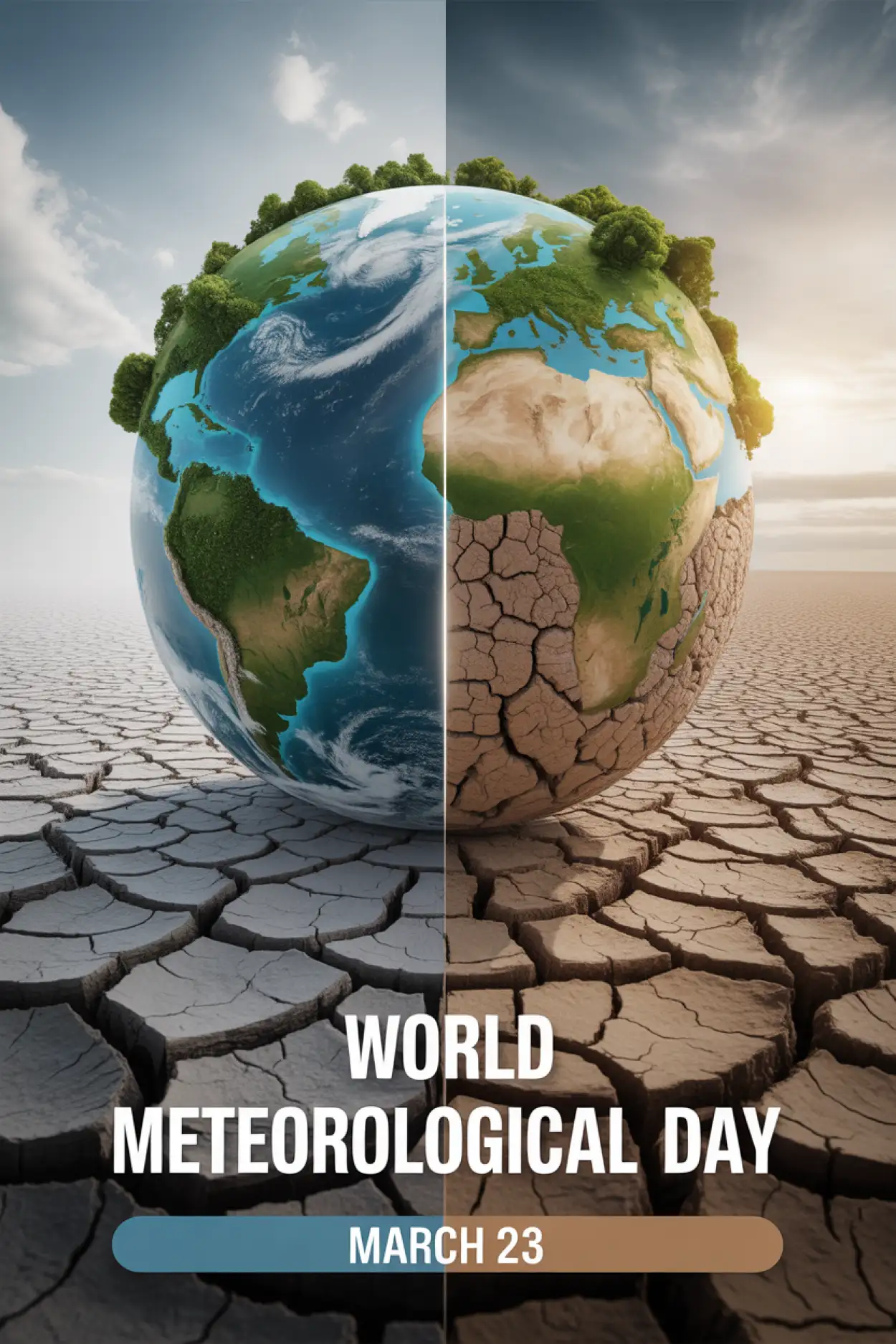 Free Download World Meteorological Day Climate Change Infographic - High Quality World Meteorological Day 2026 Date And Theme Image