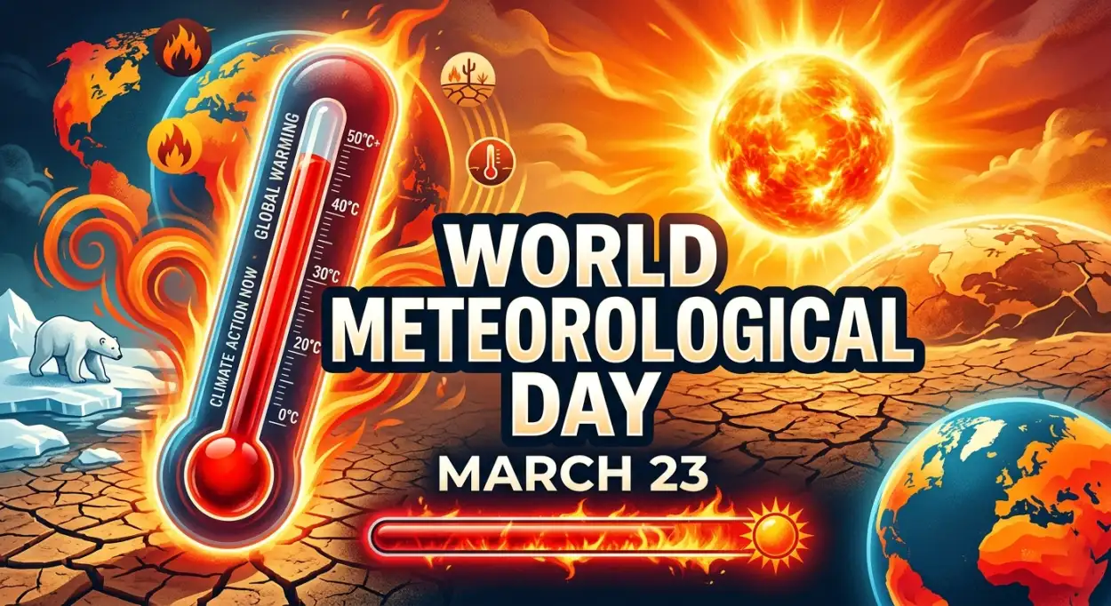 Free Download World Meteorological Day Kya Hai - High Quality World Meteorological Day 2026 Date And Theme Image