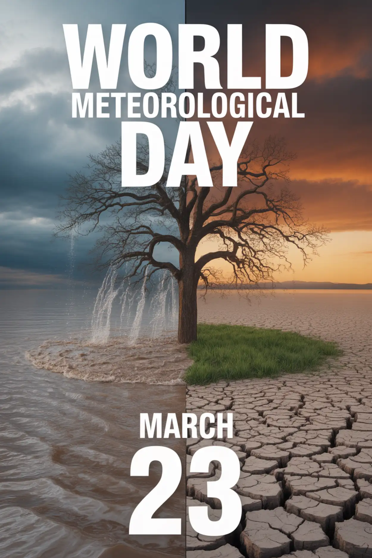 Free Download World Meteorological Day Quotes Hindi - High Quality World Meteorological Day 2026 Date And Theme Image