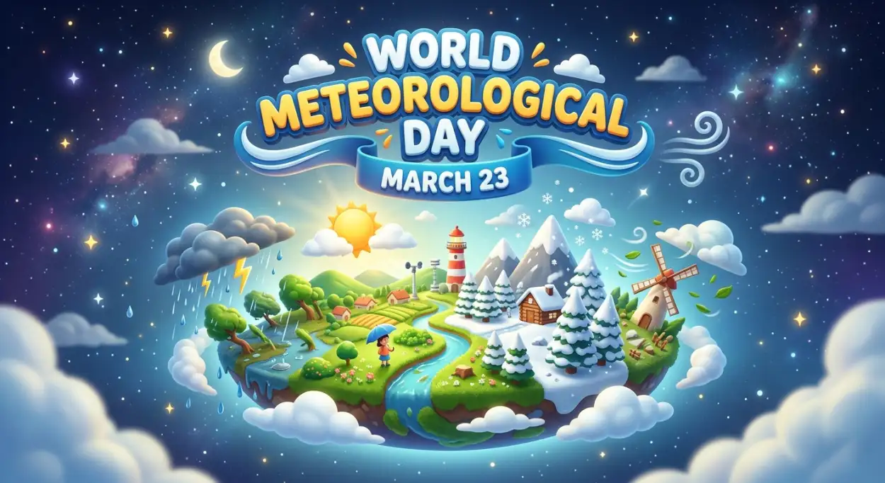 Free Download World Meteorological Day School Activities - High Quality World Meteorological Day 2026 Date And Theme Image