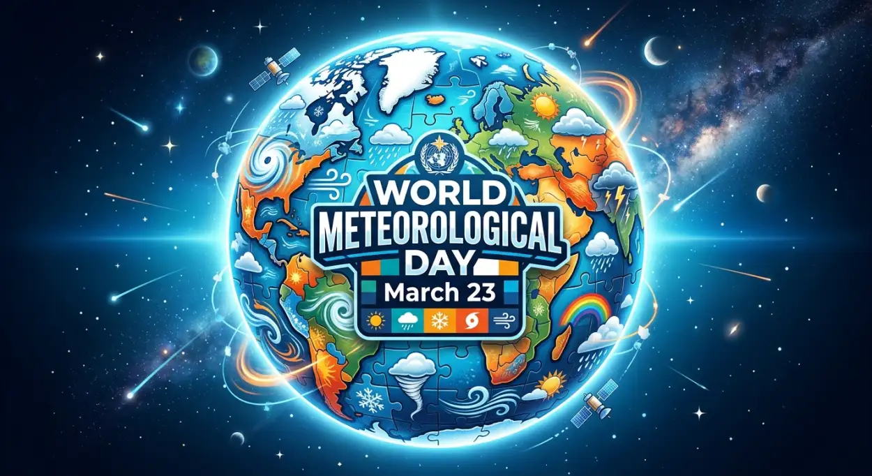 Free Download World Meteorological Day Science Exhibition - High Quality World Meteorological Day 2026 Date And Theme Image