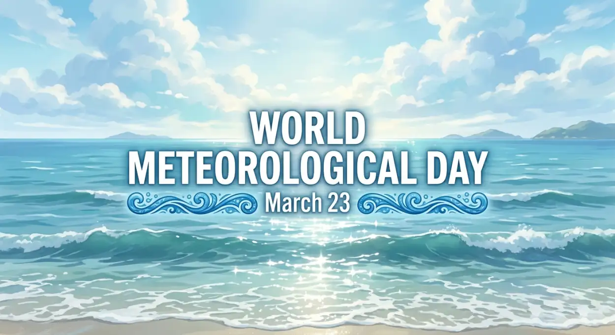 Free Download World Meteorological Day Short Quotes - High Quality World Meteorological Day 2026 Date And Theme Image
