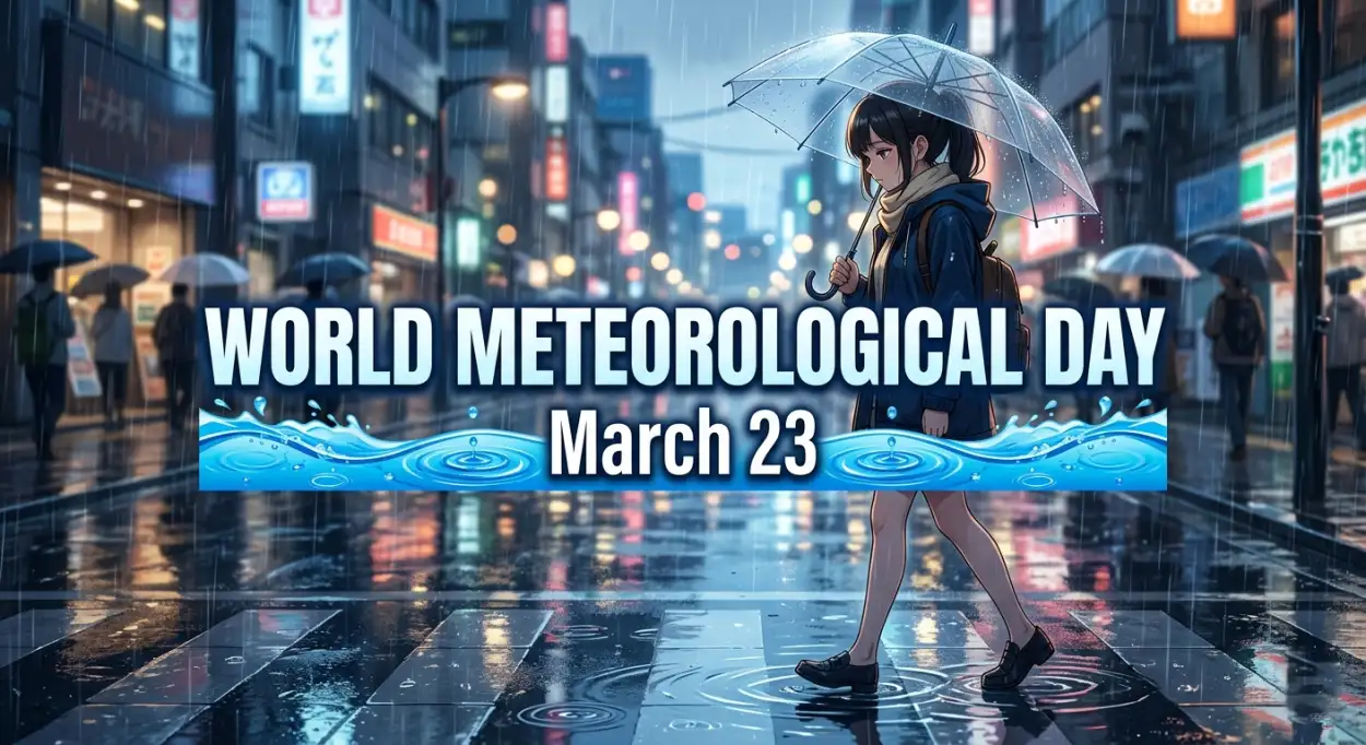 Free Download World Meteorological Day Social Media Templates - High Quality World Meteorological Day 2026 Date And Theme Image
