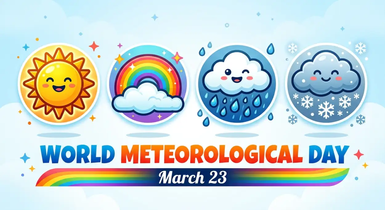 Free Download World Meteorological Day Weather Icons Png - High Quality World Meteorological Day 2026 Date And Theme Transparent PNG