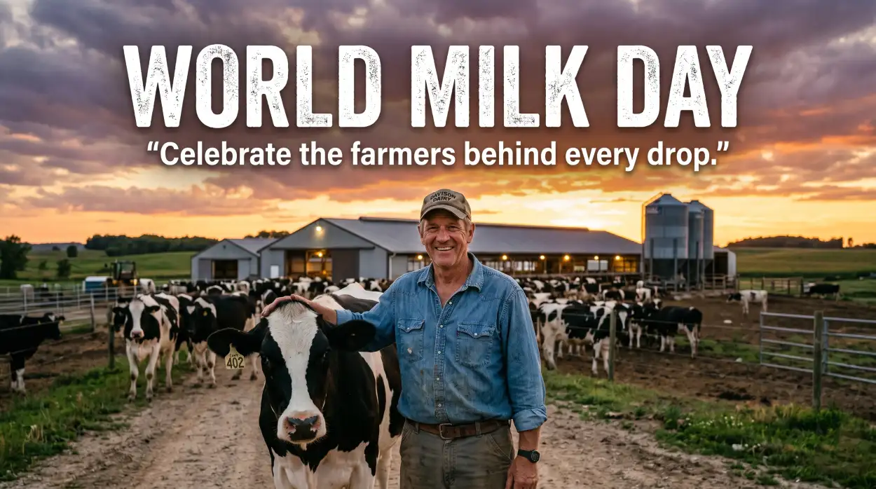 Free Download World Milk Day 2026 Dairy Farmer Appreciation Images - High Quality World Milk Day 2026 Image