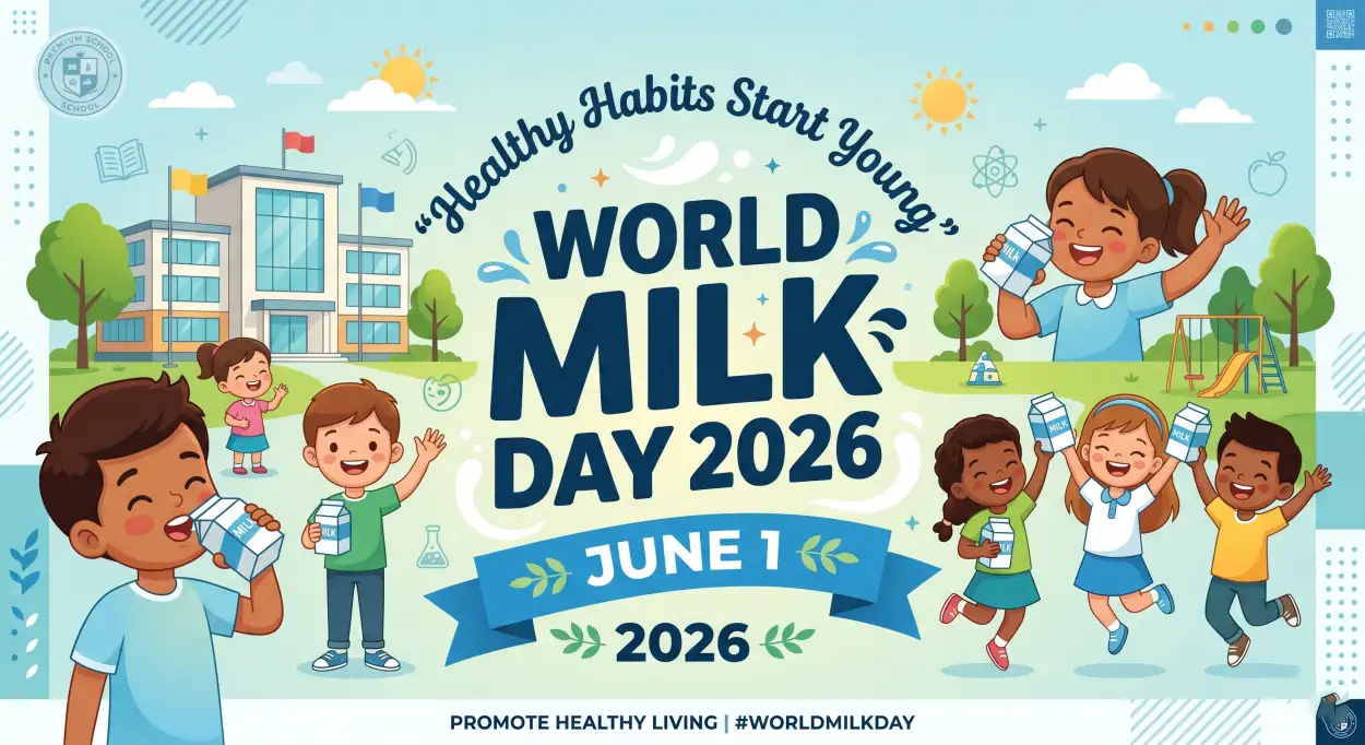 Free Download World Milk Day 2026 Dairy Products Showcase Graphics - High Quality World Milk Day 2026 Image